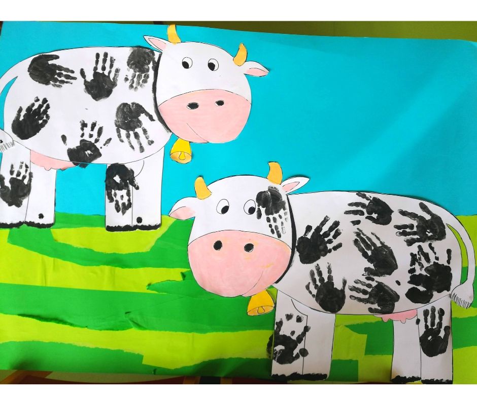 Krowa- praca plastyczna dla przedszkolaków ...