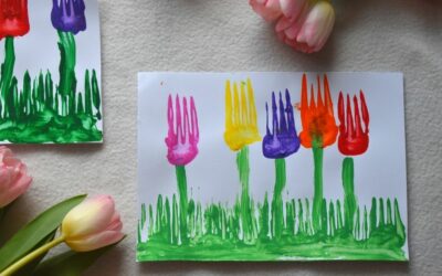 Tulipany- kreatywna praca plastyczna