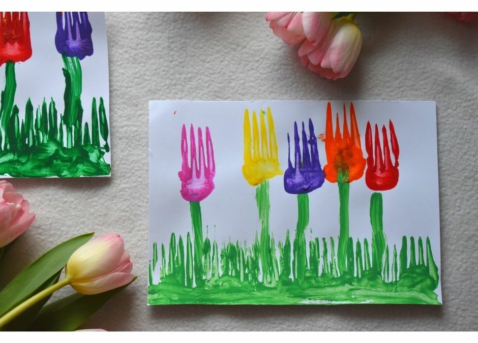 tulipany praca plastyczna