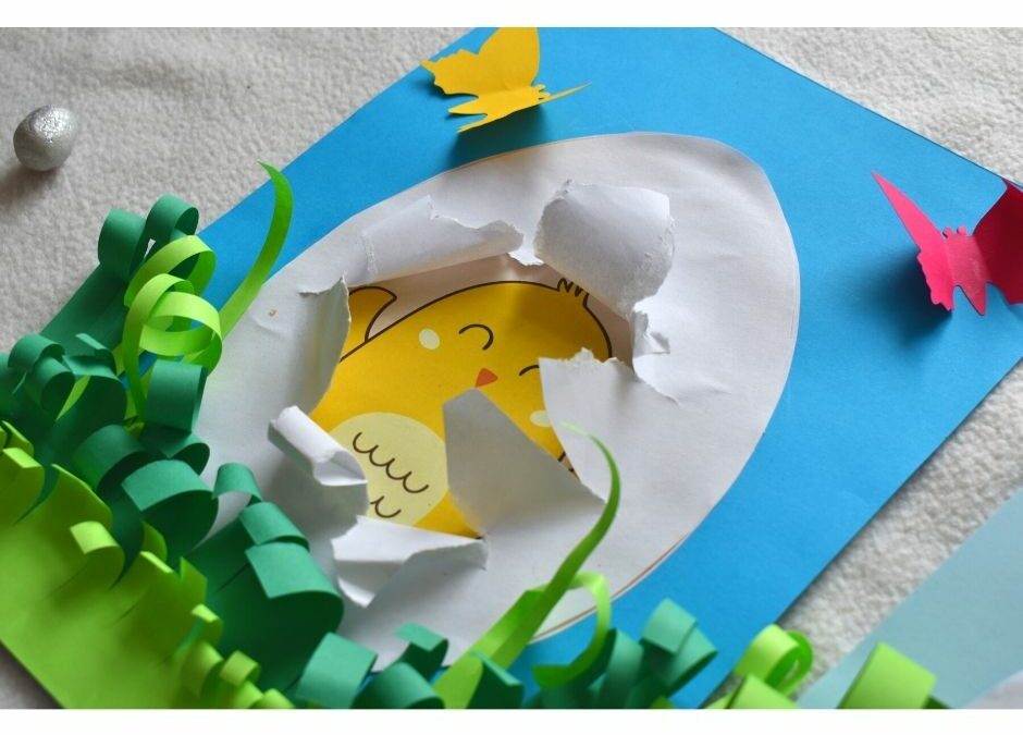Wielkanoc- pomysły na prace plastyczne i jajko do druku