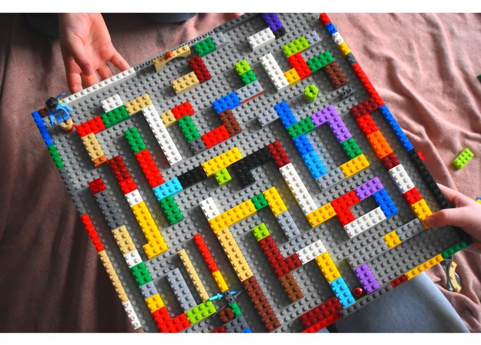 Labirynt LEGO- kreatywna zabawa